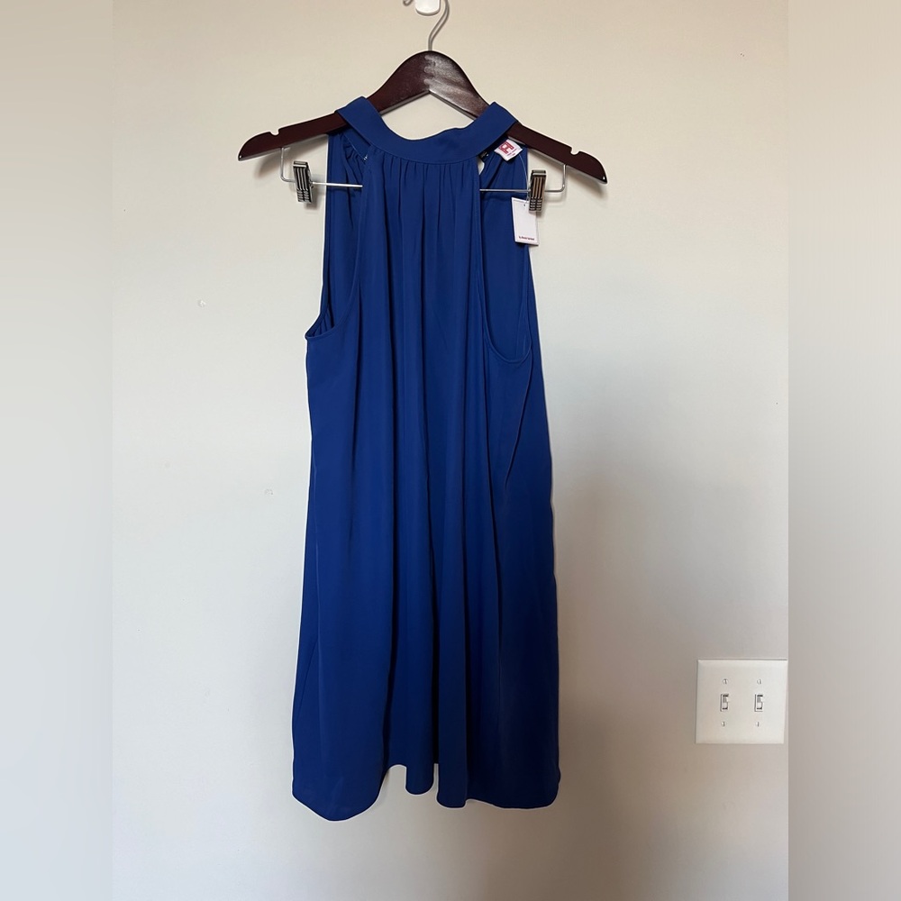 Amanda Uprichard Blue Mini Dress